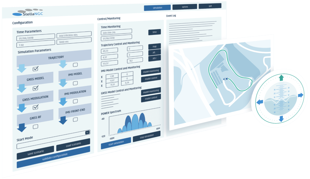 base simulation GNSS simulateur constellations