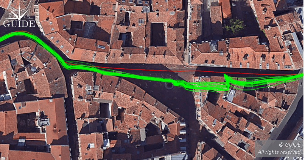 GNSS diffraction measurements using the record and replay technique