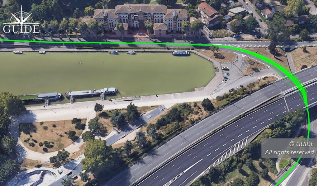 GNSS dispersion measurements under a bridge using the record and replay technique